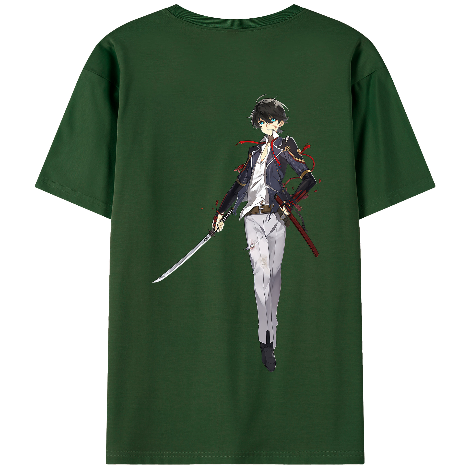 （画像用） 刀剣乱舞 Touken Ranbu 綿100％半袖Tシャツ（背面プリント）